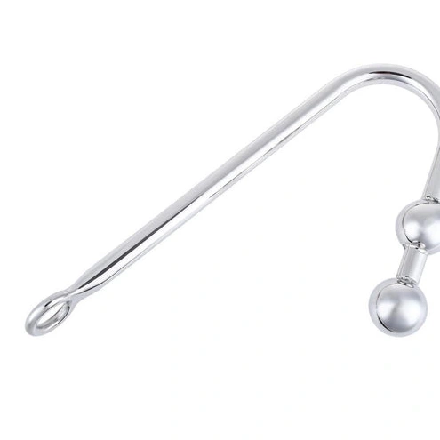 4417 Anal Balls Stainless Pleasurable Two Steel Hook 0411